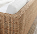 Modular Wicker and Aluminum Sectional Seating