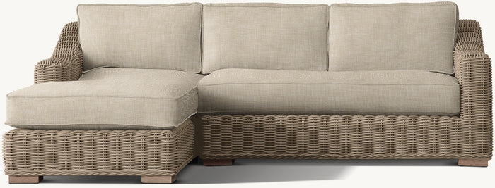 Modular wicker sofa