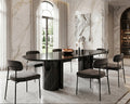 Nero Marquina-China Marble Dining Table - View 2