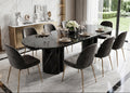 Nero Marquina-China Marble Dining Table - View 3