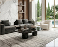 Nero Marquina- China Low Marble Coffee Table - View 2