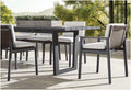 Modern Outdoor Dining Set - Side View