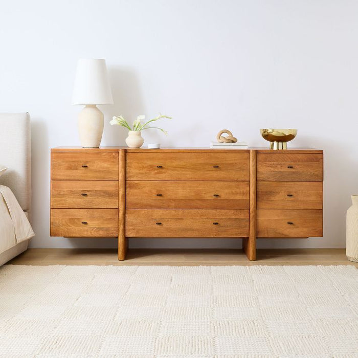 Modern Minimalist Wood Dresser - Main View