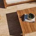 Pacific Solid Teak Coffee Table