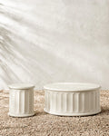 Penelope Cream Fiber Cement Side Table