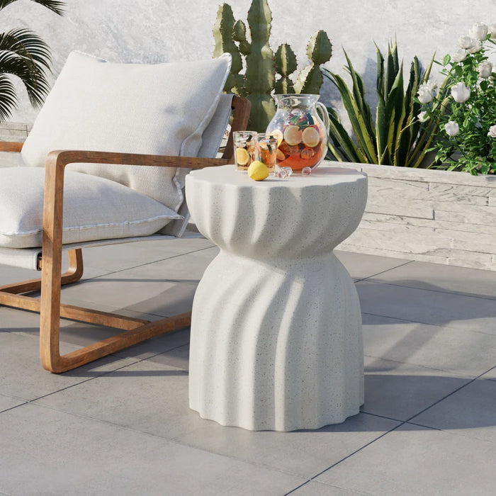 Petal-Shaped Side Table