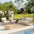 Pink Outdoor Sofa And Lounge Set