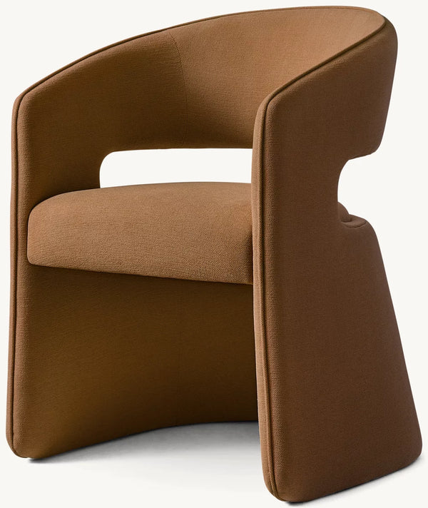 Silla de comedor escultural ondulada posmoderna | Hogar contemporáneo