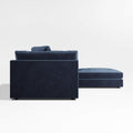 Premium Blue Velvet Large Scale Lounge Sofa