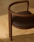 Refined Rounded Grain Timber Seat | Scandi Design Concept