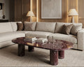 Rosa Levanto Low Marble Coffee Table - View 2