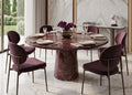 Rosa Levanto Round Marble Dining Table - View 3