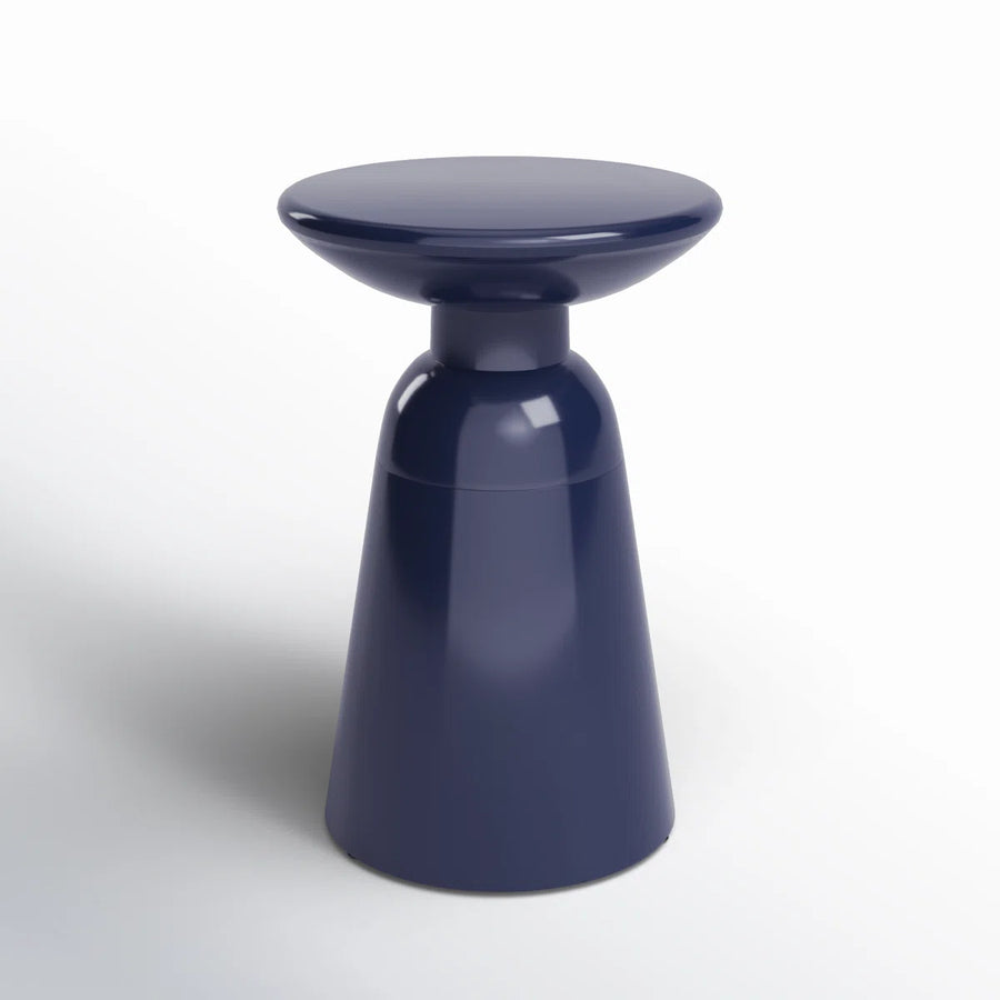 Round Iron Side Table