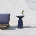 Round Iron Side Table