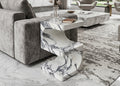 S-Shaped White Side Table - View 8