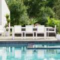 Santa Barbara Outdoor Side Dining Table