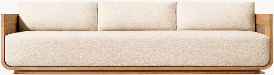 Sedona Cane Teak Sofa