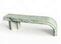Shangrila Green Marble Bench - View 1