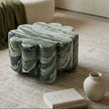 Shangrila Green Marble Coffee Table - View 2