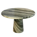 Shangrila Green Round Marble Coffee Table - View 1