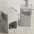 Shangrila Green Rounded Rectangular Side Table - View 4