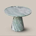 Shangrila Green Small Round Coffee Table with Edge - View 1