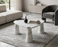 Statuario Marble Coffee Table - View 2