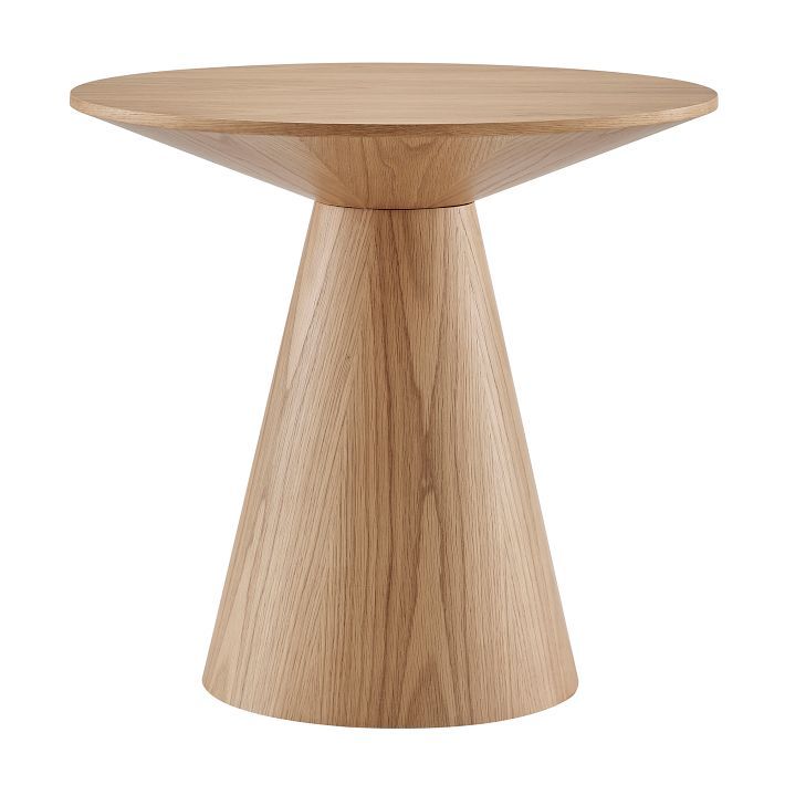Soporte simétrico de columna de madera Wesley