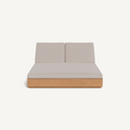 Teak Double Pool Loungers