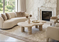 Travertine Marble Coffee Table Stacking Table Legs - View 3