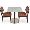 Tufted Mid-Century Sculptural Dining Chair | Contemporary Home Living