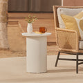 Vardo Pedestal Side Table