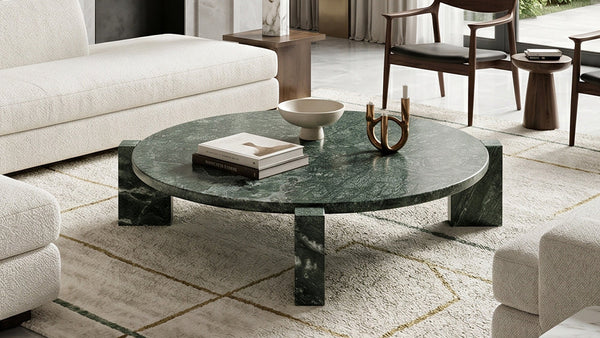 Verde Guatemala Low Round Coffee Table - View 3