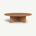 Victoria Teak Round Slatted Side Table