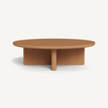 Victoria Teak Round Slatted Side Table