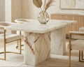 White Onyx Marble Dining Table - View 3