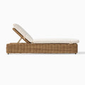 Wicker and Metal Pool Loungers