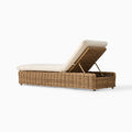 Wicker and Metal Pool Loungers