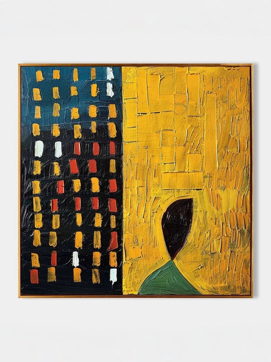 Abstract 3D Impasto Textured Canvas Wall Art