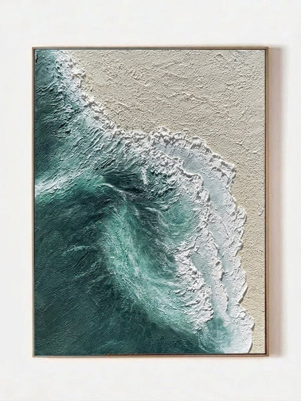 Abstract Ocean Wave 3D Textured Wall Art