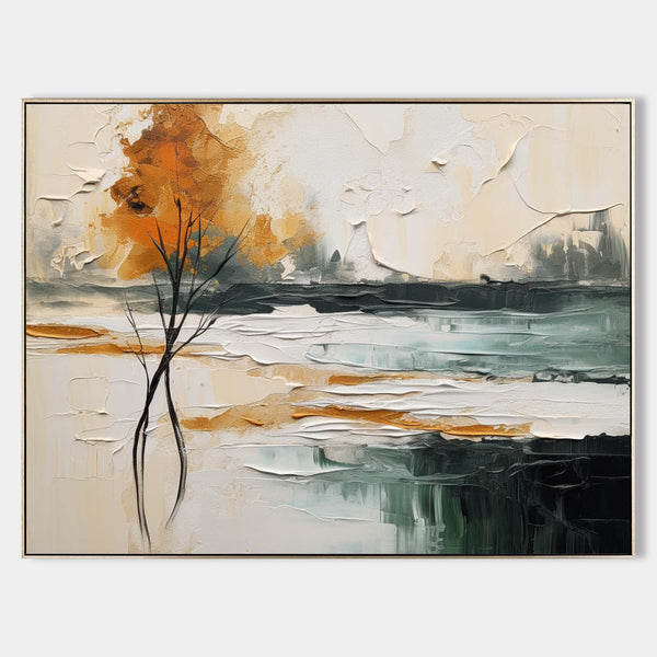 Amber Tree by Still Water