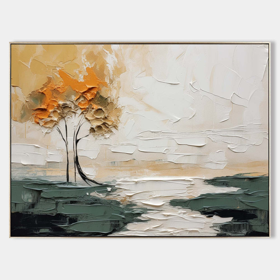 Amber Tree by Still Water