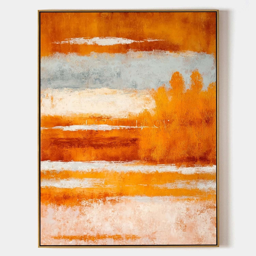 Amber Treeline in Banded Light