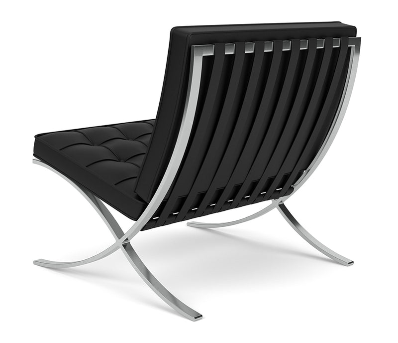 Barcelona Chair – Iconic Black Leather Modern Lounge Chair