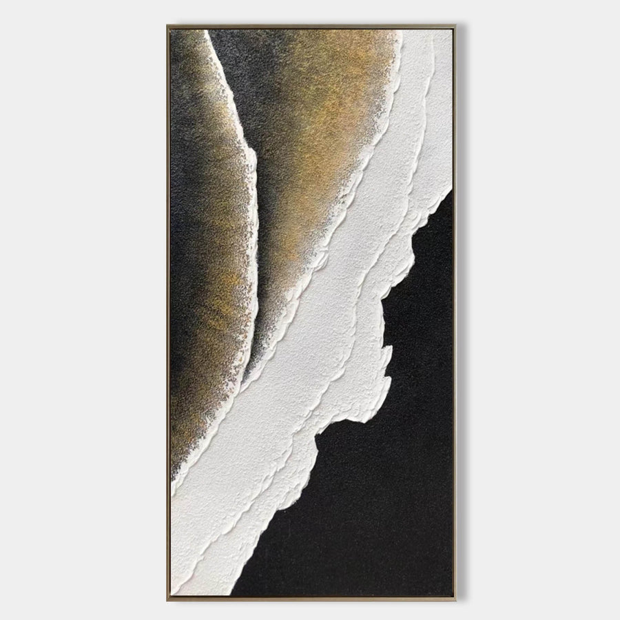 Black and Gold Tidal Relief