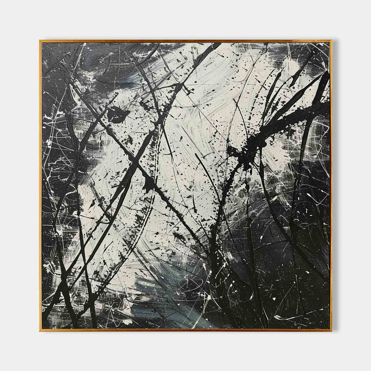 Black Branches Over Pale Light