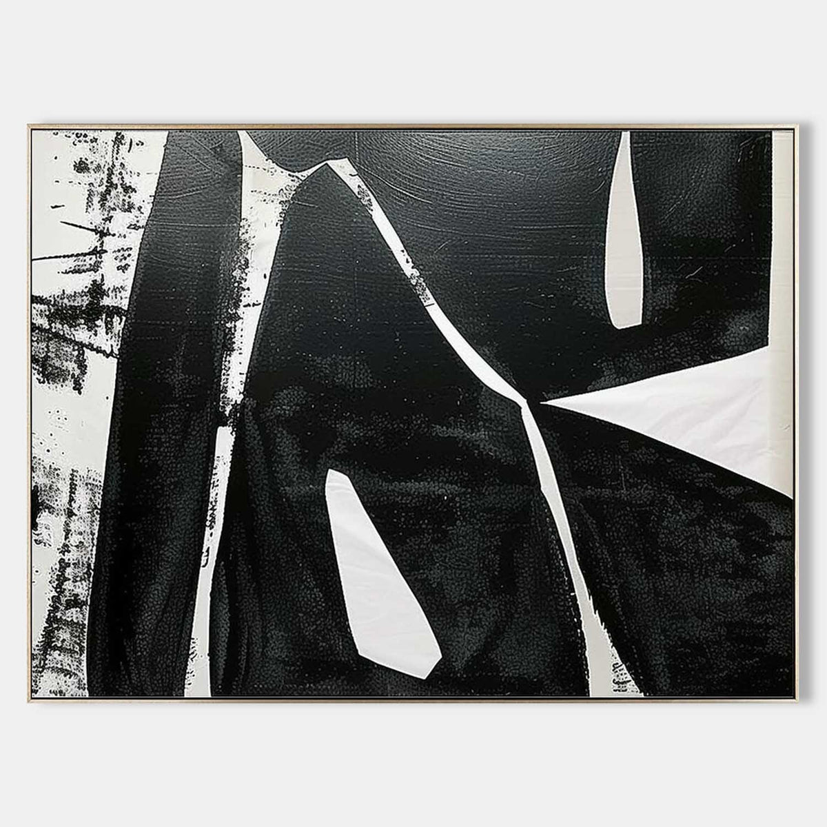 Black Forms with White Silhouettes