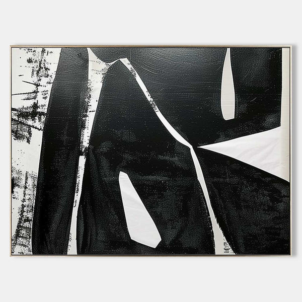 Black Forms with White Silhouettes
