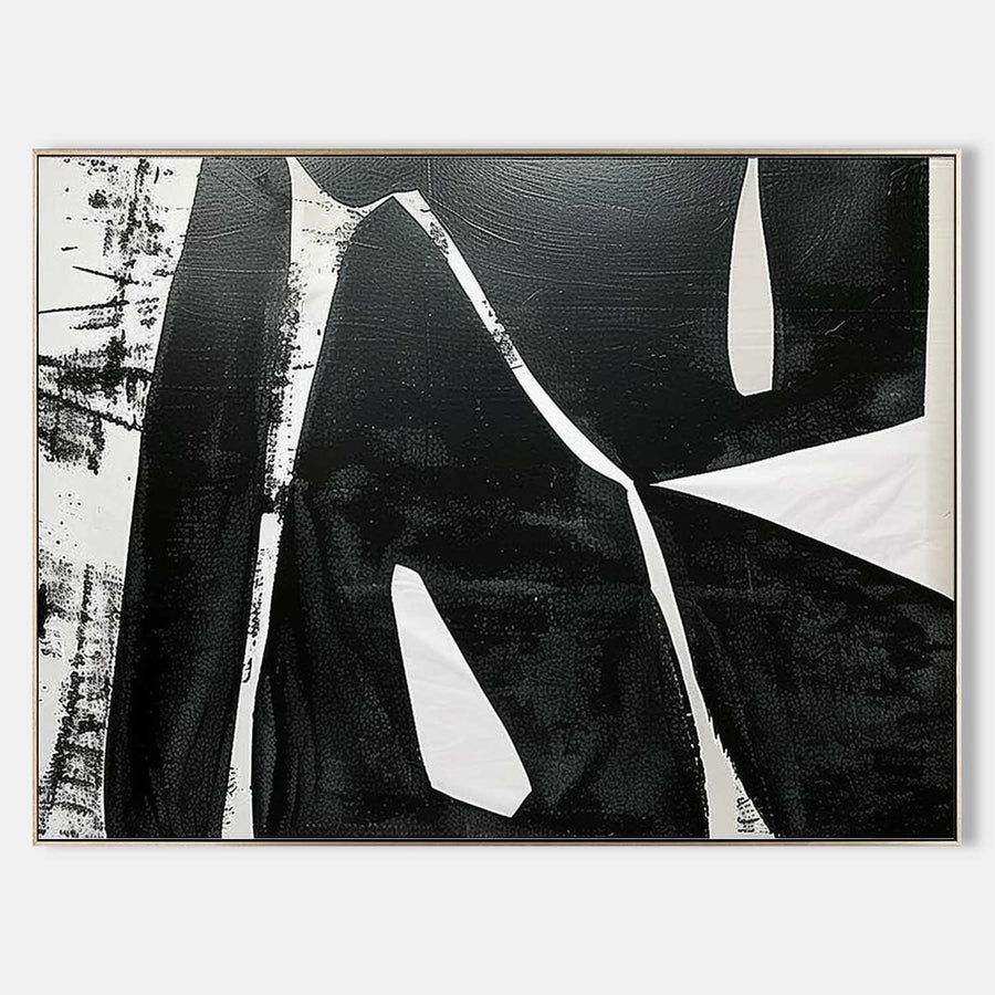 Black Forms with White Silhouettes