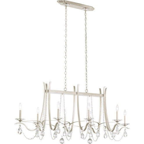 Blooming Petal Arm Crystal Chain Chandelier